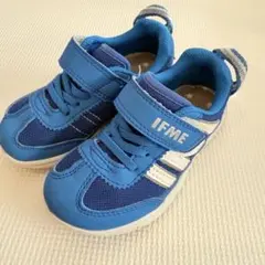 IFME 16cm 青 スニーカー ベルクロ　美品