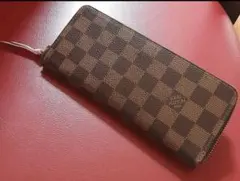 ルイヴィトン ポルトフォイユクレマンス　ダミエ　ピンク