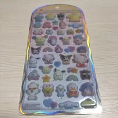 【正規品】【まとめ買い可】コットンパフィーシール　サンリオキャラクターズ