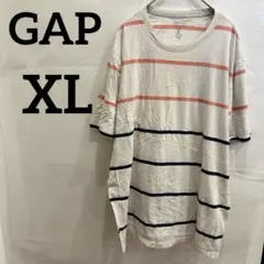 GAP ギャップ ボーダーTシャツ【XL】メンズ オーバーサイズ ゆったり