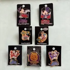 Disney ピンバッジ 7個セット（ハローウィン　スターフェス　パーティEx）
