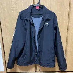 New Balance ブラック ナイロンジャケット