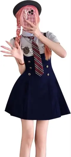 コスプレ 制服 JK 3点セット 女子高生 Lサイズ