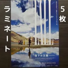 映画　落下の王国　４K　ラミネート+　チラシ　フライヤー　５枚