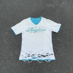 00s archive ダメージ加工 リメイクtシャツ y2k グランジ パンク