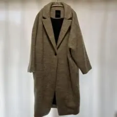 JEANASIS ジーナシス グレー ロングコート フリーサイズ