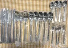 新品 미사용 Todai 18-8 ステンレスカトラリーセット 21点 묶음 판매