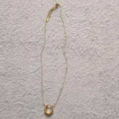 JewelVOX　U字モチーフ　馬蹄　スネークチェーン　ネックレス