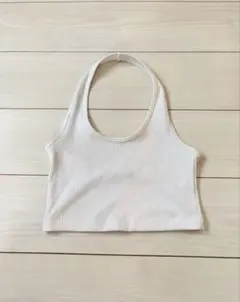 H&Mホワイト タンクトップ S