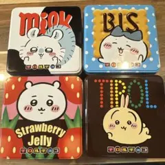 【新品未開封】ちいかわ　ちろるちょこ　チロルチョコ缶　はちわれ　うさぎ　ももんが