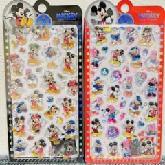 [海外正規品] ボンボンドロップ風　ディズニー　3D立体シール　2枚セット