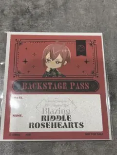 ディズニーツイステッドワンダーランド　バクステパス風ステッカー