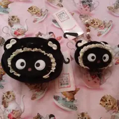 산리오 チョコキャット黒 着ぐるみポーチ＆マスコットセット アベイル 미사용 품목