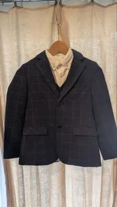 キッズフォーマル 4点セット 140〜150 ジャケット・シャツ・ベスト・パンツ