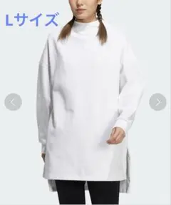 ID オーバーサイズフィット モックネック フリースチュニック