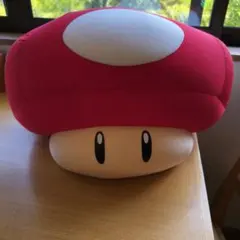 任天堂ショップ購入　キノピオ ビーズクッション　スーパーマリオのサムネイル