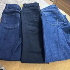 デニム３本セット　GU
