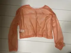 Kastane 短丈　メッシュ　トップス　オレンジ