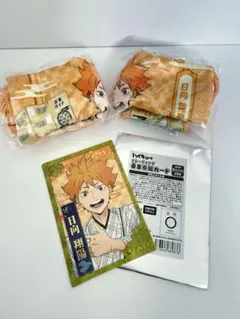 ハイキュー　レッツゴーキョウト　日向　巾着　　乗車券風カード