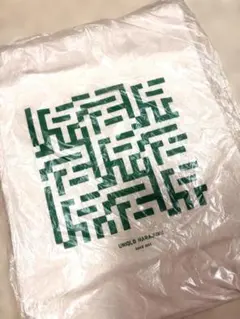 非売品★新品未開封 ユニクロ 原宿1周年トートバッグ 帆布 緑 ノベルティのサムネイル