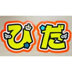 ACEes 浮所飛貴 うちわ文字 文字パネル
