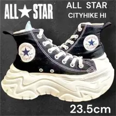 【厚底/軽量】コンバース オールスター シティハイク白 23.5cm