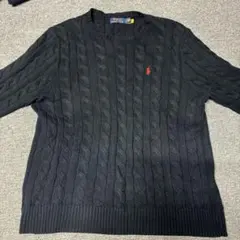 Polo Ralph Lauren ネイビー ケーブルニット