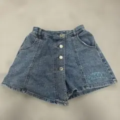 S.JENNI スカート風　デニムショートパンツ　140