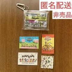 スヌーピー ミニポーチ ステッカー 阪急うめだ本店 非売品 梅田阪急