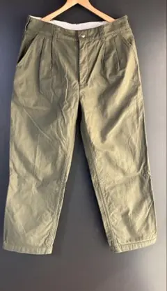 オリーブ ワークパンツ サイズ34