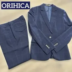 ORIHICA レディース　スーツ　上下セット　パンツ　ジャケット　ネイビー