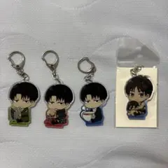 進撃の巨人 リヴァイ エレン ぎゅぎゅっとアクリルキーホルダー セット