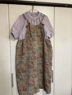 着物リメイク　ジャンパースカート