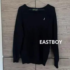 EASTBOY イーストボーイ スクールセーター ネイビー ロゴあり