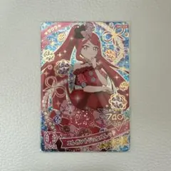 ひみつのアイプリ　2弾　エレガントジュエルレッド　星4 サクラ　5枚セット