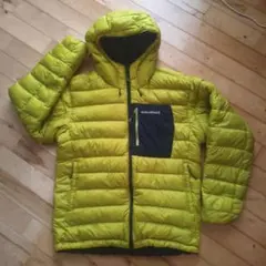 モンベル　mont-bell　コロラドパーカ メンズMサイズ　イエロー×ネイビー