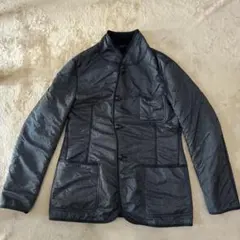 GIORGIO ARMANI 52 黒 縮絨中綿ジャケット マオカラー XXL GIORGIO ARMANI 52 黒 縮絨中綿ジャケット マオカラー XXL - メルカリ