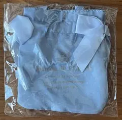 【メゾフル】水色リボンポーチ　ガチャガチャ