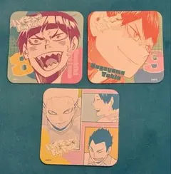 ハイキュー!! ファンパーク アートコースター3枚セット