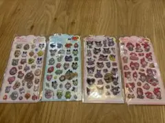 きゅんポップシール　たまごっち　マイメロ　クロミ　4枚SET 立体　ぷくぷく