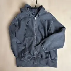 90s OLD STUSSY 鬼フェード　パーカー　裏サーマル　激レアストリート 90s OLD STUSSY 鬼フェード パーカー 裏サーマル 激レアストリート