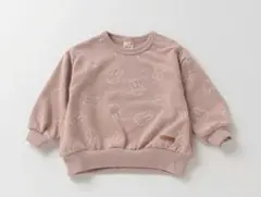 プティマイン　ミッフィー　総柄トレーナー サイズ100　ピンク