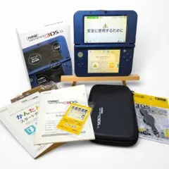 Newニンテンドー3DS LL メタリックブルー 完品 動作確認済み 箱付
