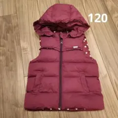 べべ リバーシブルダウンベスト　120