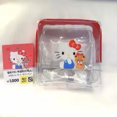 【新品】韓国ダイソー　ハローキティ　クリアポーチのサムネイル