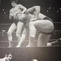 プロレス生写真 ペドロ・モラレス、ピーター・メイビア、ヘイスタック