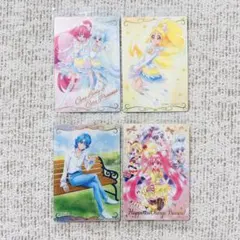 プリキュアカードウエハース11 ハピネスチャージプリキュア！ 4枚セット