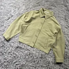 UNIQLO ショートジャケット ステンカラー クロップド丈 春アウター M相当のサムネイル