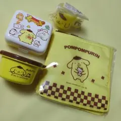 《未使用》ポムポムプリン　お弁当用品　4点