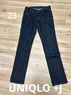 UNIQLO+Jストレートデニム ダークブルー未使用品